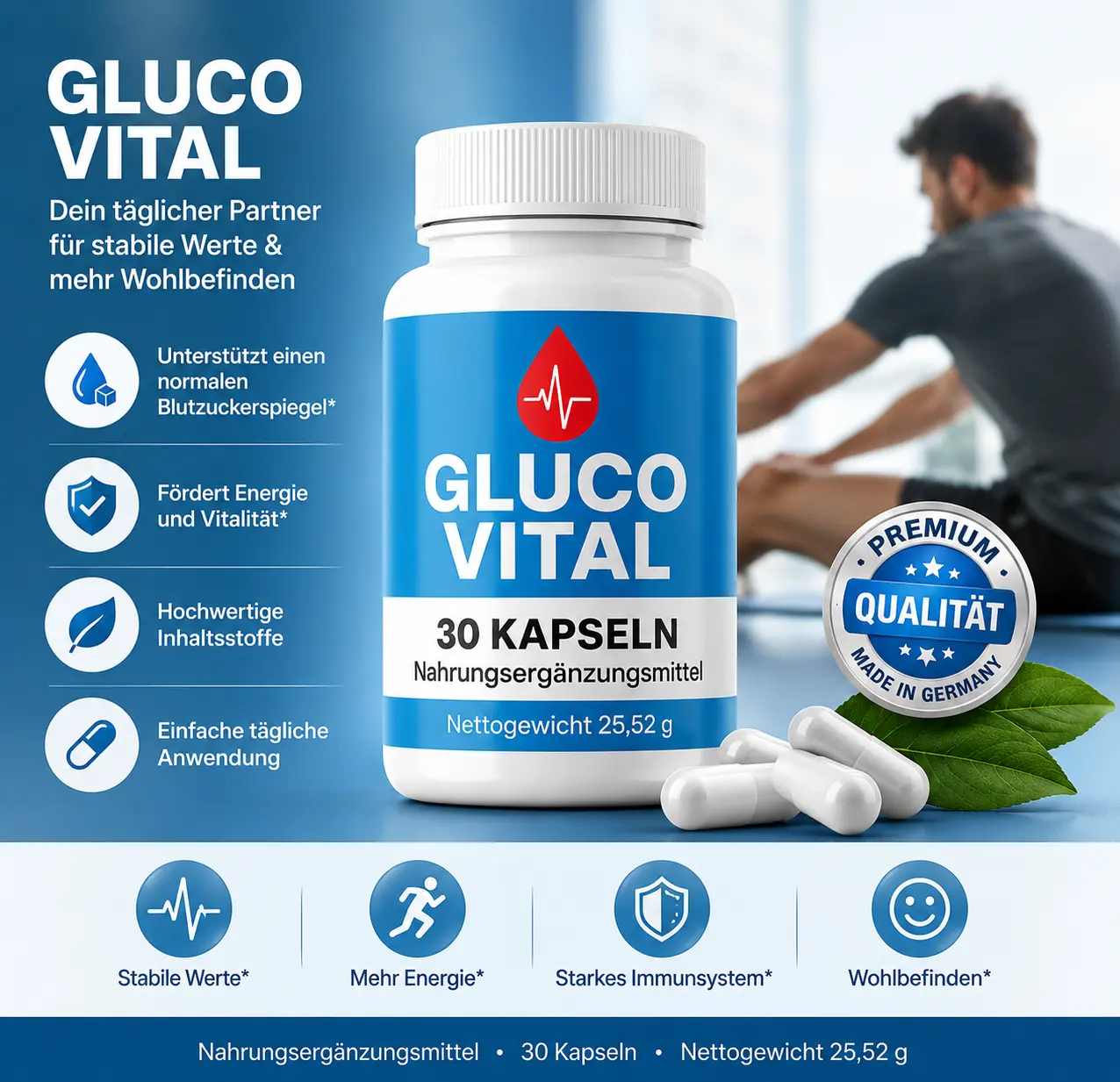 GlucoVital Blood Sugar Wellness Support